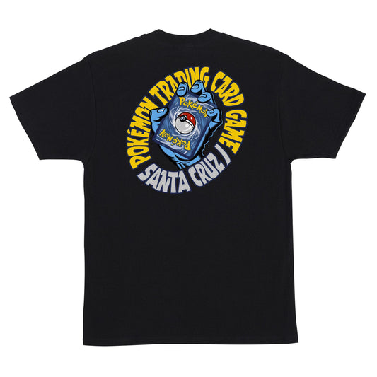 SANTA CRUZ T-SHIRT Santa Cruz TCG Hand Tee - (Pokemon) Black