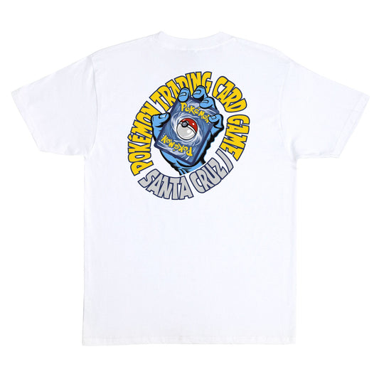 SANTA CRUZ T-SHIRT Santa Cruz TCG Hand Tee - (Pokemon) White