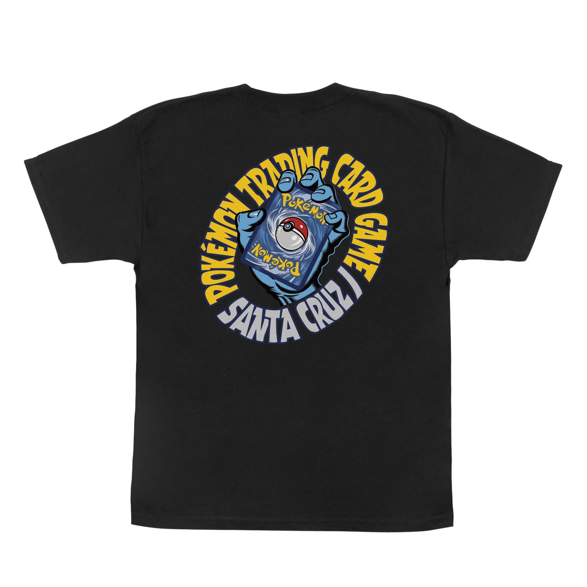 SANTA CRUZ YOUTH T-SHIRT Santa Cruz TCG Hand Youth Tee - (Pokemon) Black