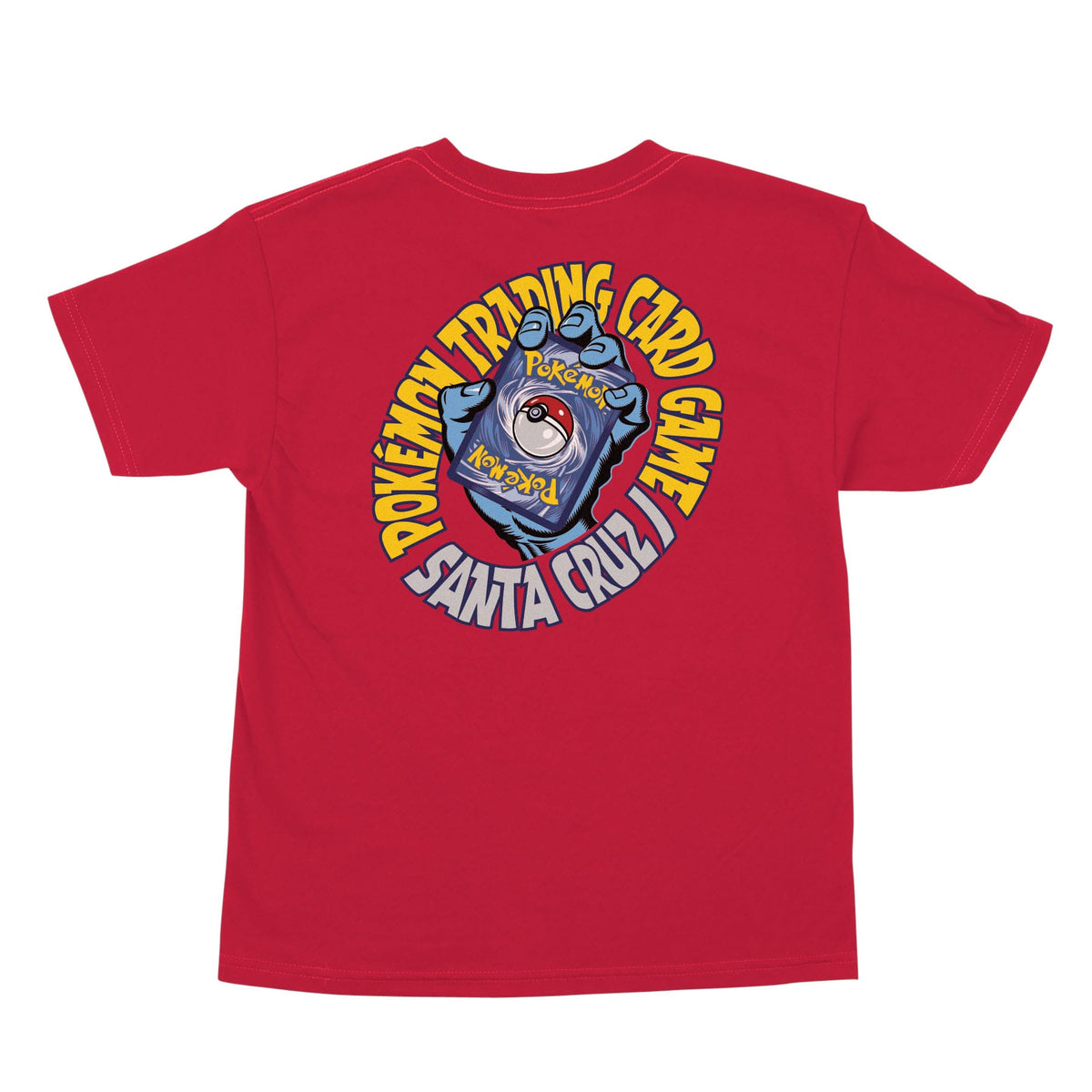 SANTA CRUZ YOUTH T-SHIRT Santa Cruz TCG Hand Youth Tee - (Pokemon) Red
