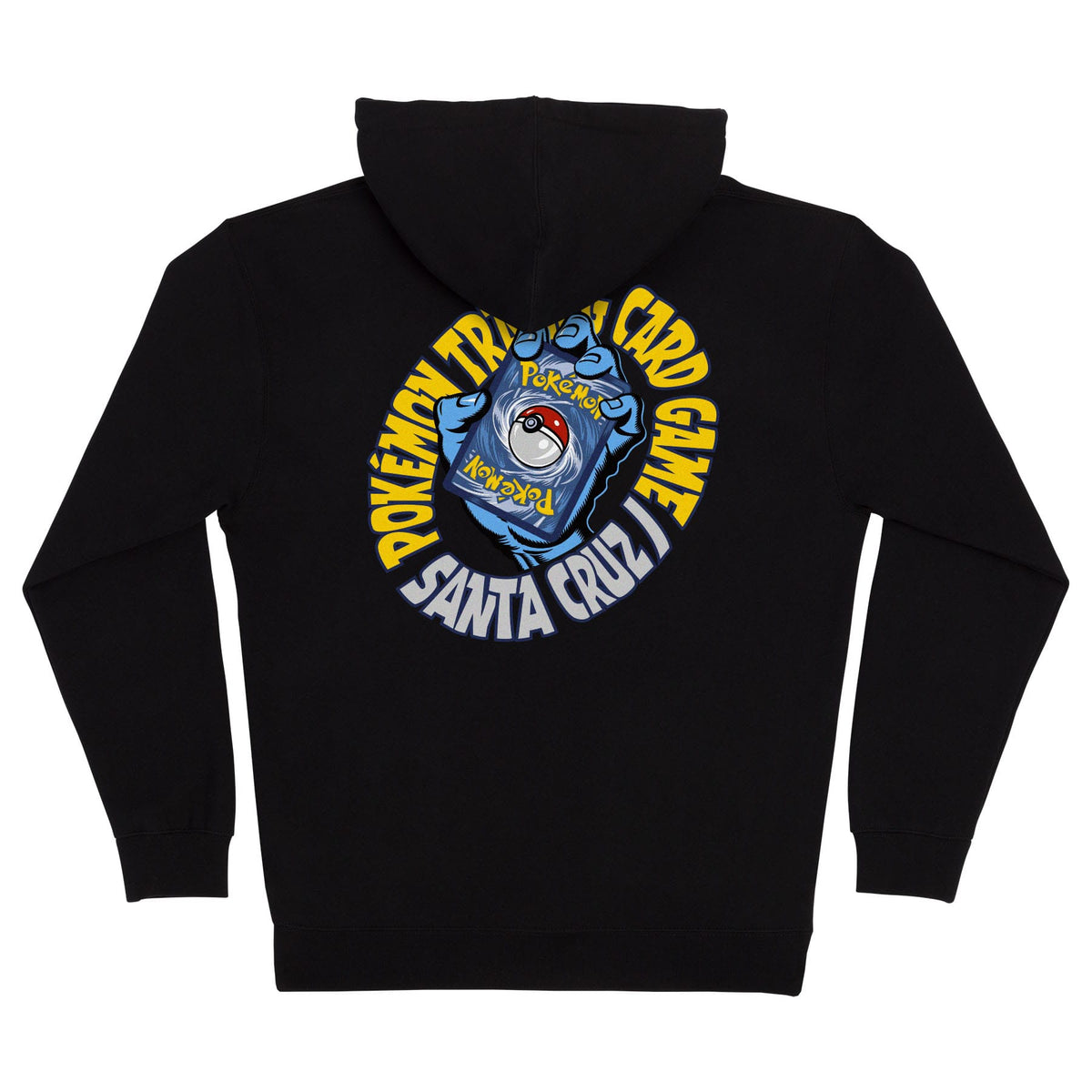 SANTA CRUZ HOODIE Santa Cruz TCG Hand Zip Hoodie - (Pokemon) Black