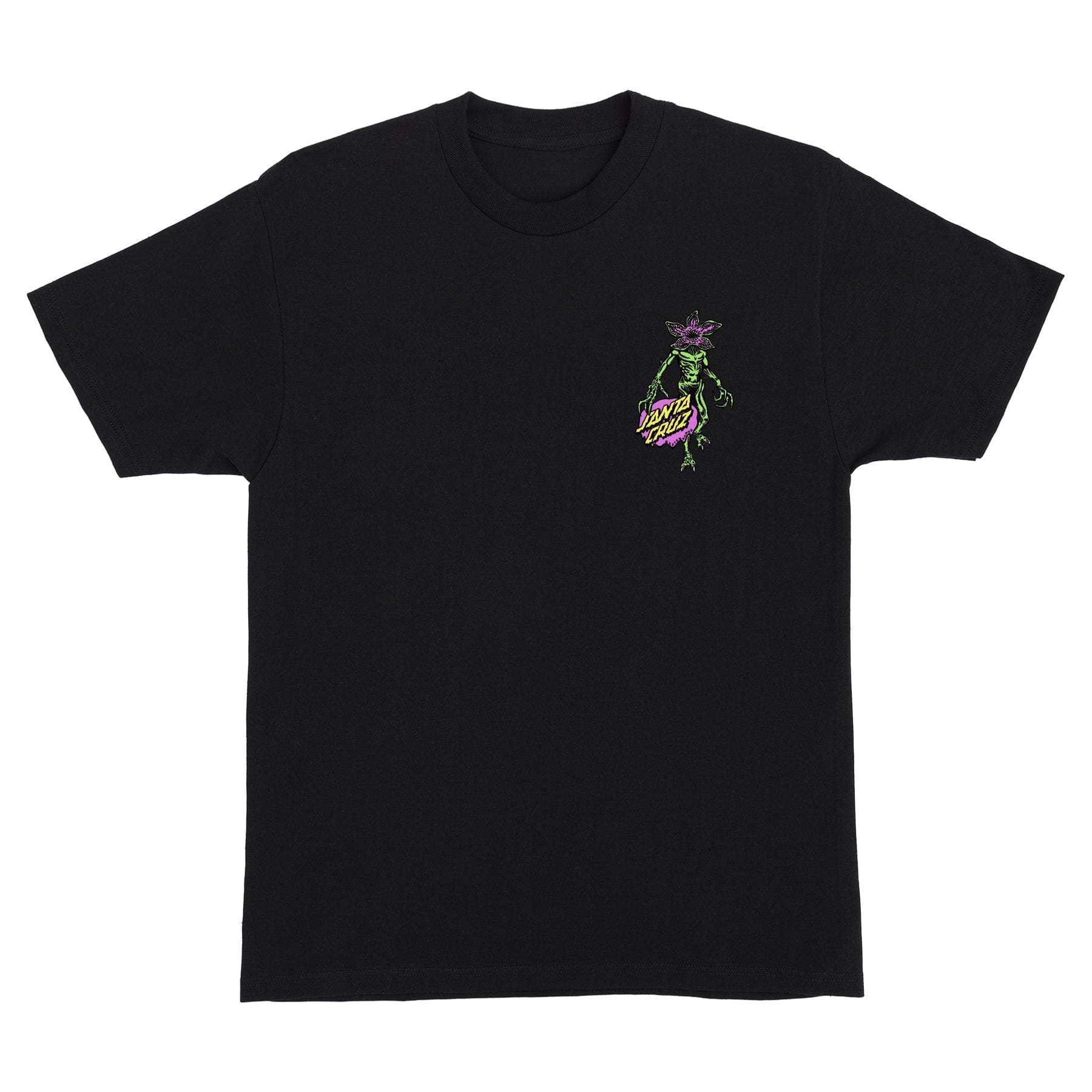 SANTA CRUZ T-SHIRT Santa Cruz x Stranger Things Demogorgon Dot Tee - Black