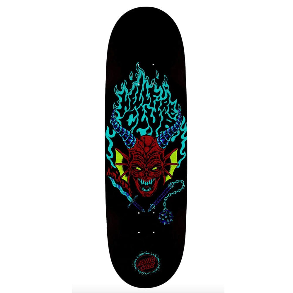 SANTA CRUZ DECK 9.0 Santa Cruz x Stranger Things Hellfire Flames Deck - 9.0