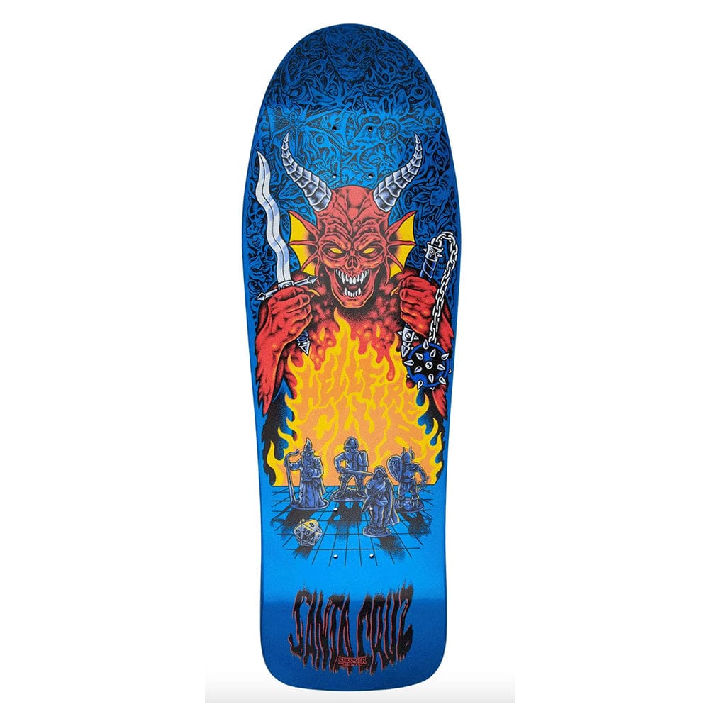 SANTA CRUZ DECK 10.07 Santa Cruz x Stranger Things Knox Hellfire Pit Deck - 10.07
