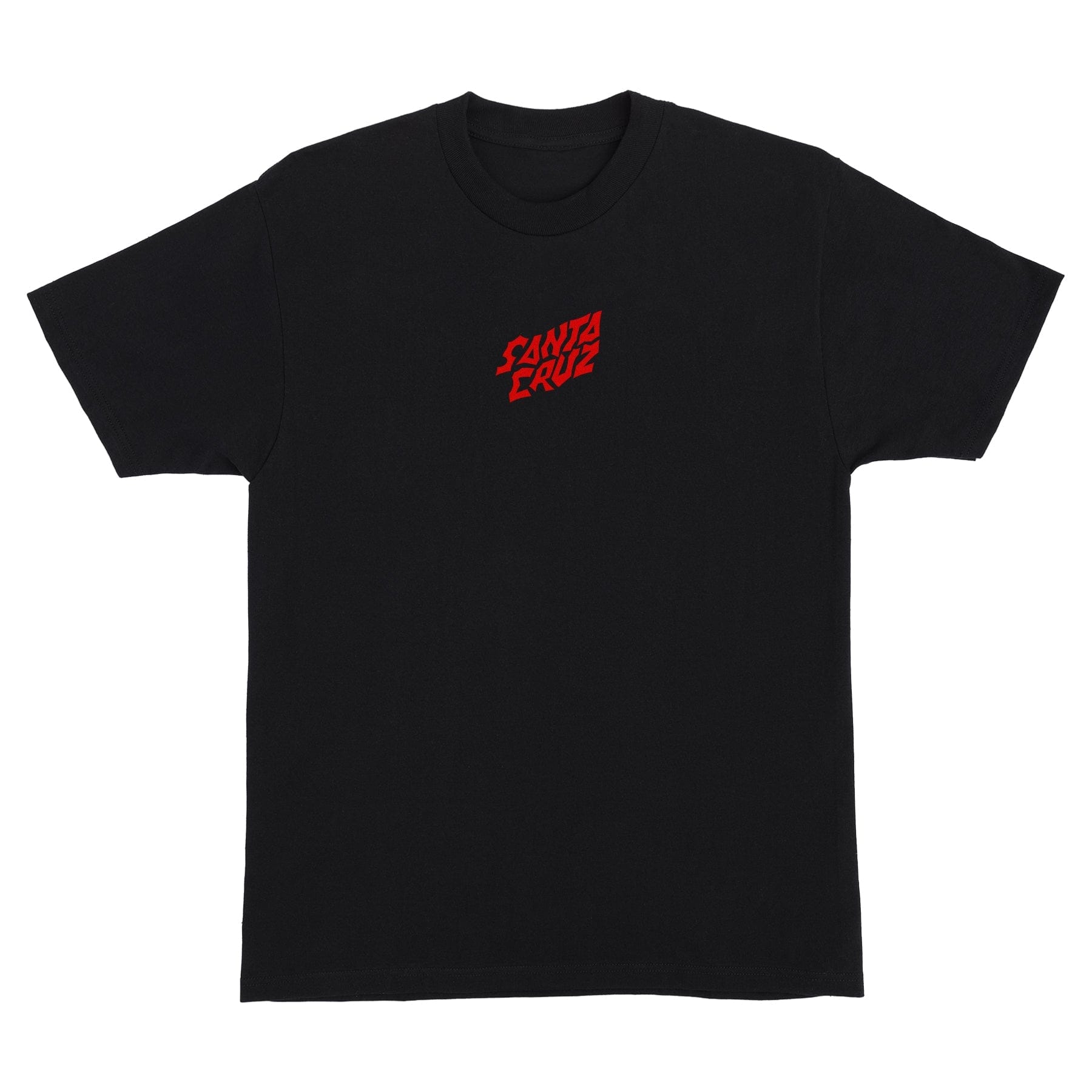 SANTA CRUZ T-SHIRT Santa Cruz x Stranger Things Screaming Lights Tee - Black