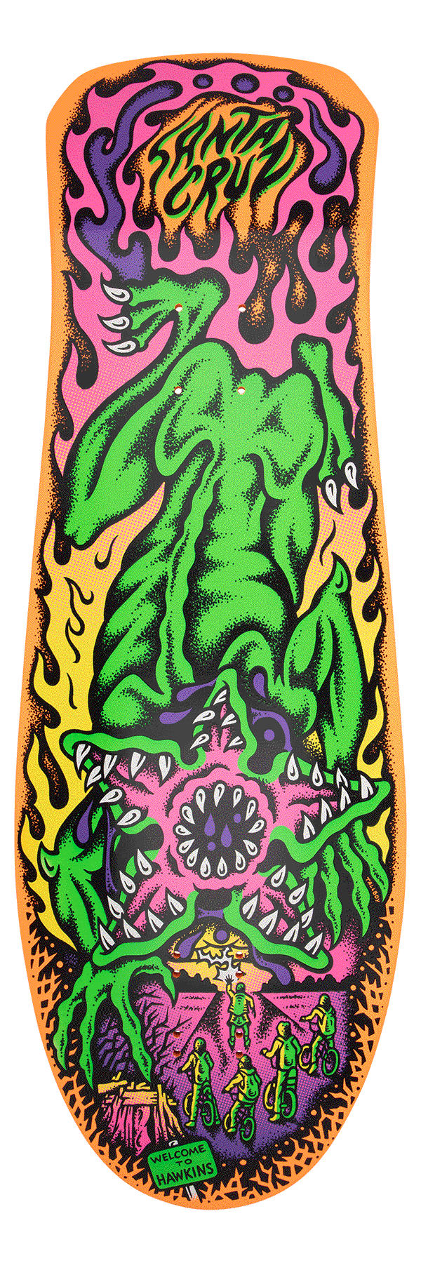SANTA CRUZ DECK 10.3 Santa Cruz x Stranger Things Selba Demogorgon Deck - 10.3