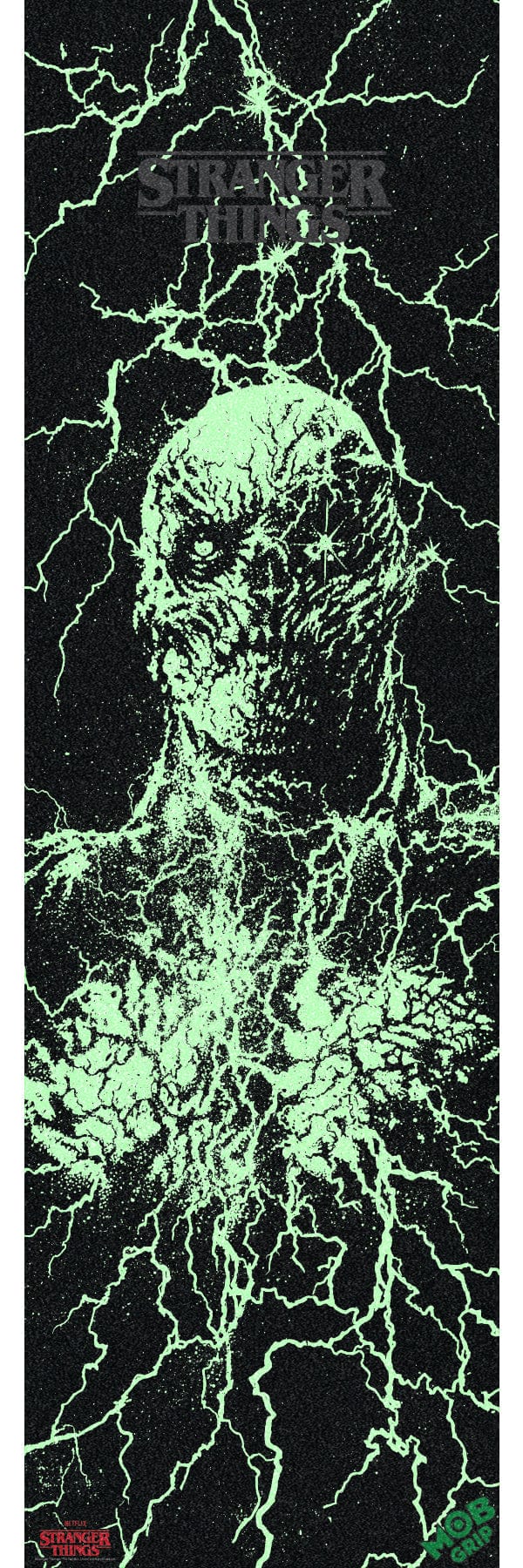 SANTA CRUZ GRIPTAPE Santa Cruz x Stranger Things Vecna Glow In The Dark Mob Griptape - 10"