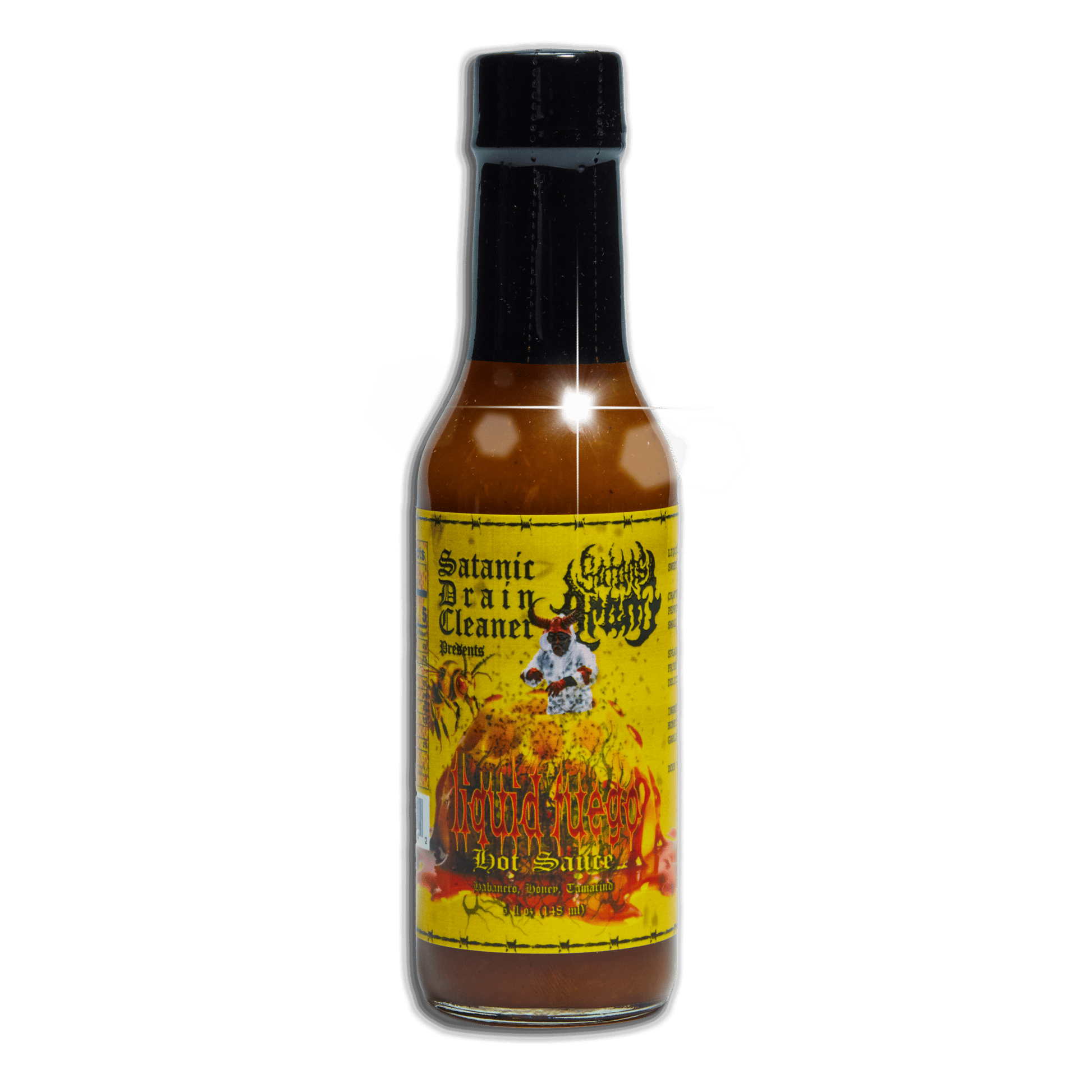 Satan's Drano Hot Sauce Satan's Drano Liquid Fuego Hot Sauce