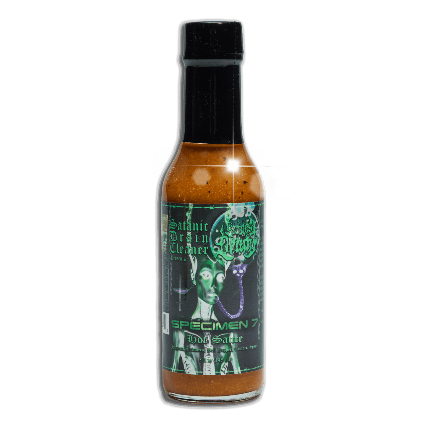 Satan's Drano Hot Sauce Satan's Drano Specimen 7 Hot Sauce