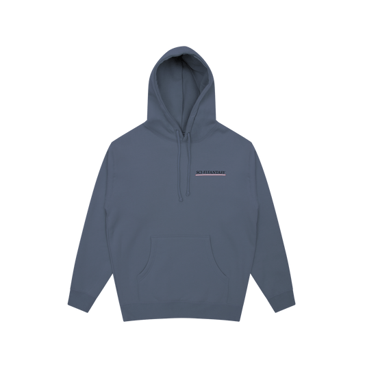 SCI-FI FANTASY HOODIE M Sci-Fi Fantasy Industrial Hoodie - Storm Blue