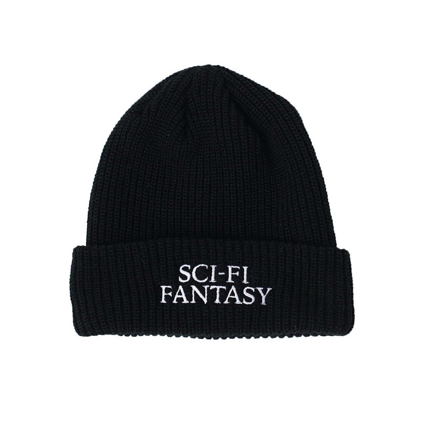 SCI-FI FANTASY BEANIE Sci-Fi Fantasy Logo Beanie - Black