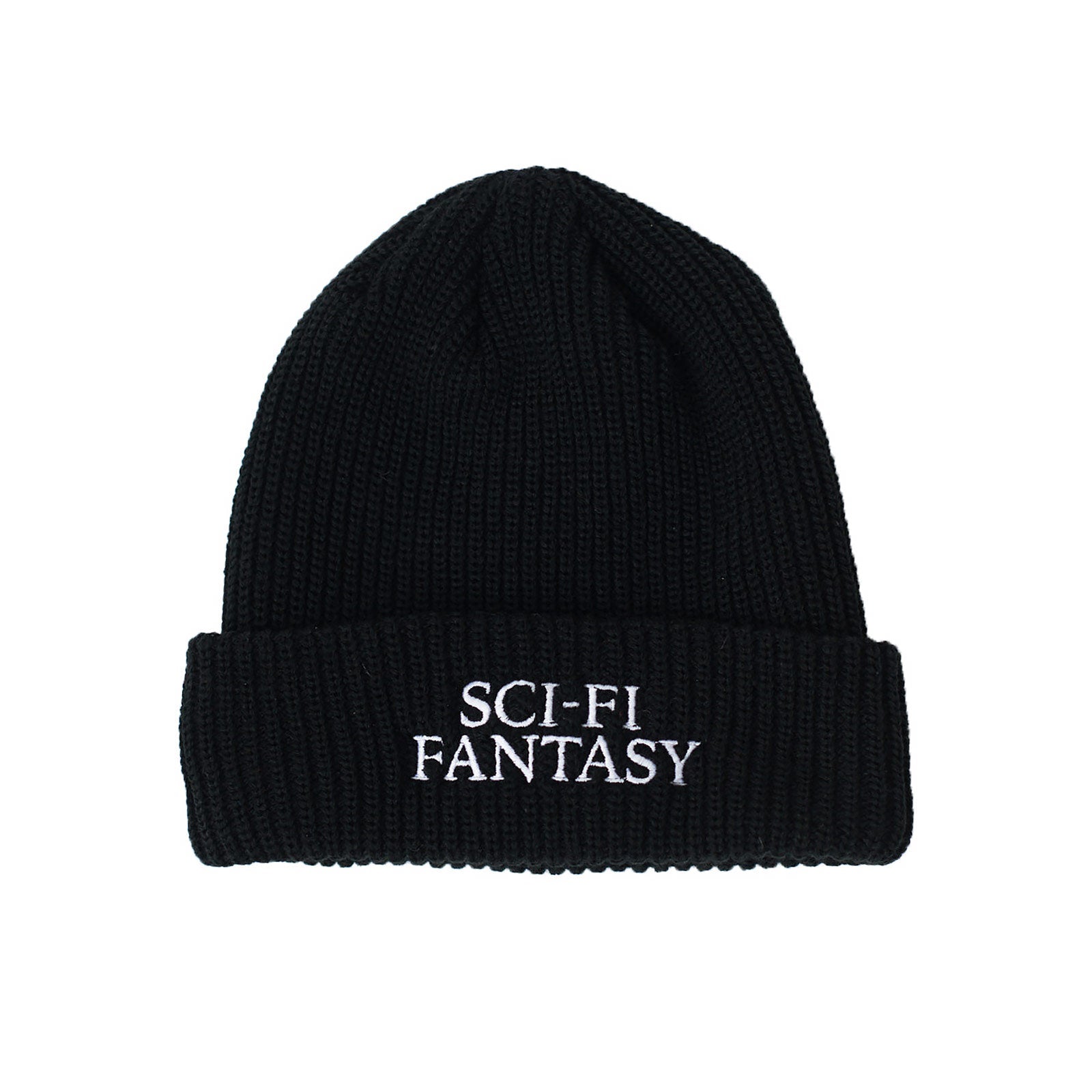 SCI-FI FANTASY BEANIE Sci-Fi Fantasy Logo Beanie - Black