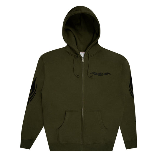 SCI-FI FANTASY HOODIE Sci-Fi Fantasy Origin Zip Hoodie - Sage