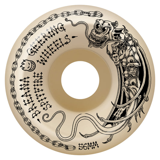 Spitfire Formula Four Conical Full Tormentor Natural Wheels (Breana Geering) 56mm - 99D