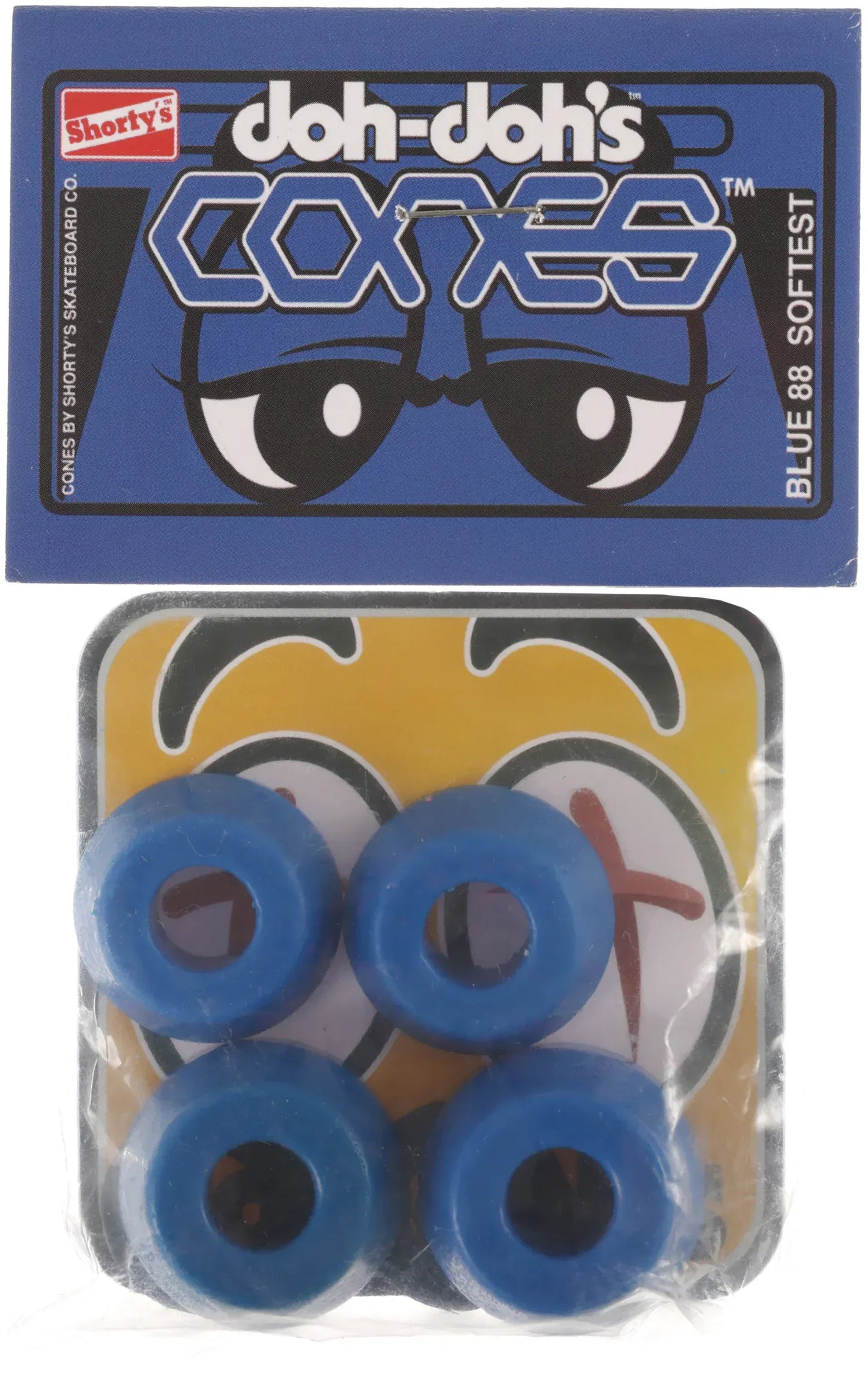 SHORTY'S BUSHING Shorty's Doh Doh Cones Bushings Blue - 88a