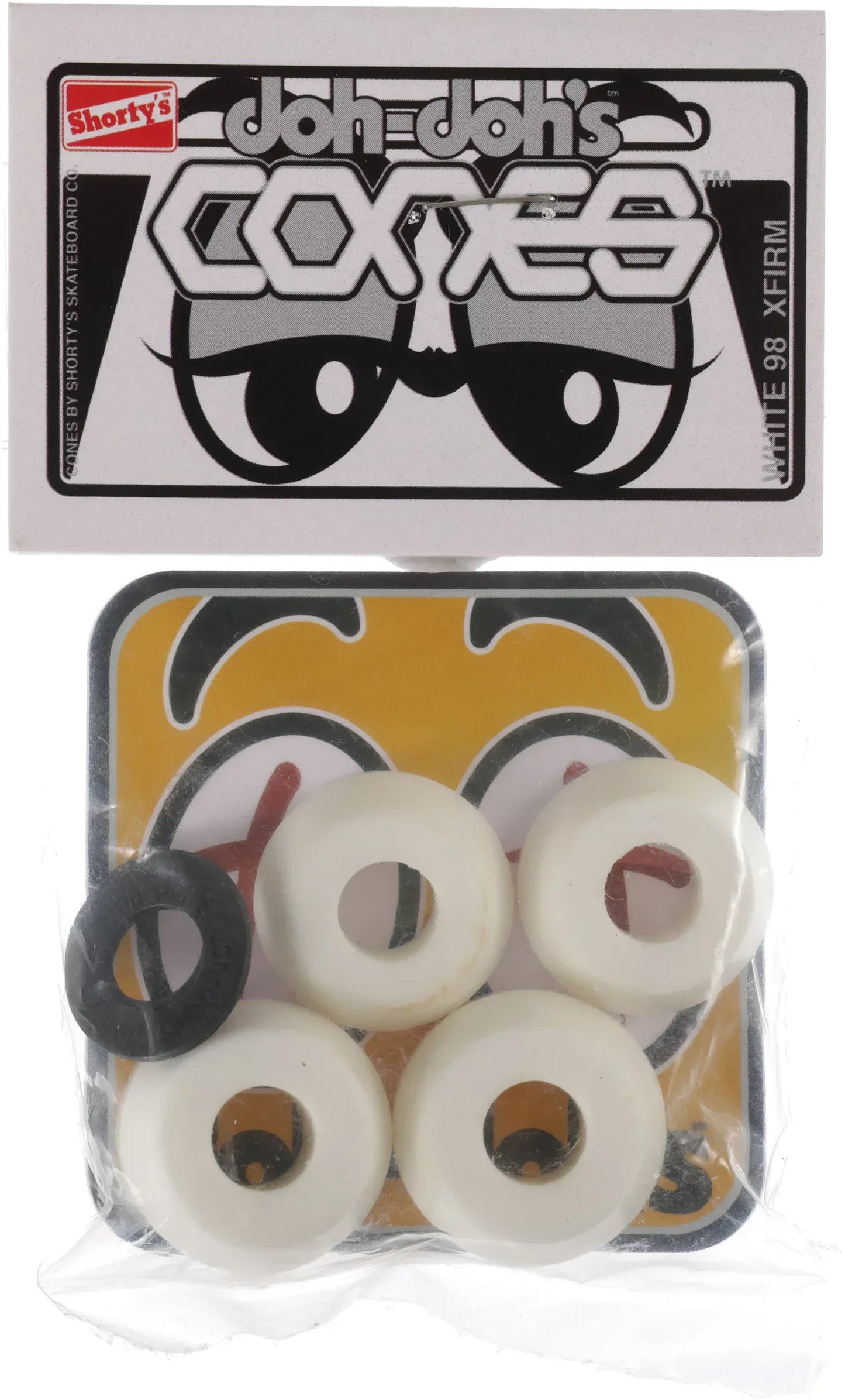 SHORTY'S BUSHING Shorty's Doh Doh Cones White XFirm Bushings - 98a