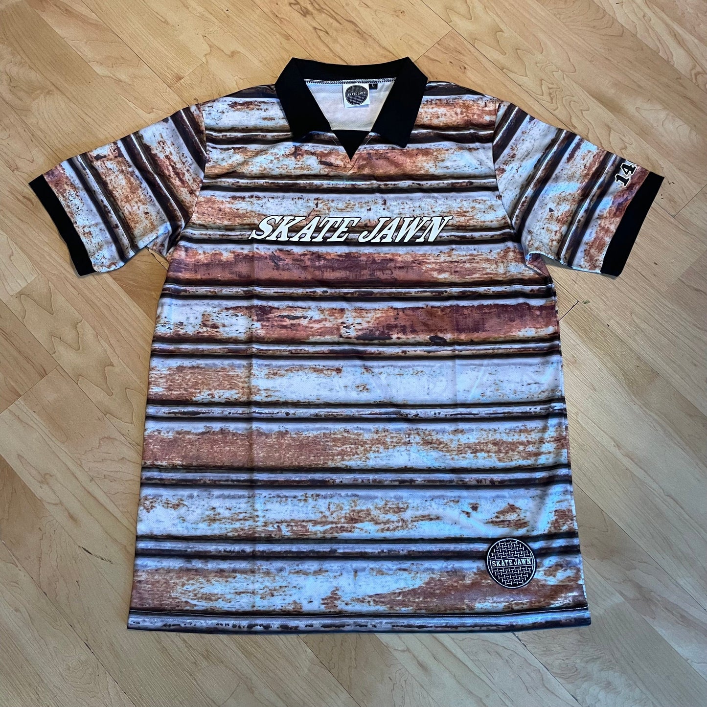 SKATE JAWN T-SHIRT L Skate Jawn Rollgate Soccer Jersey - Multi