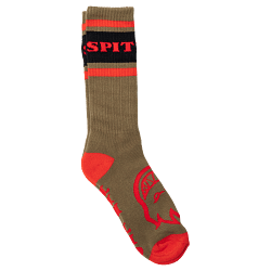 SPITFIRE SOCKS Spitfire Classic '87 Bighead Socks - Brown