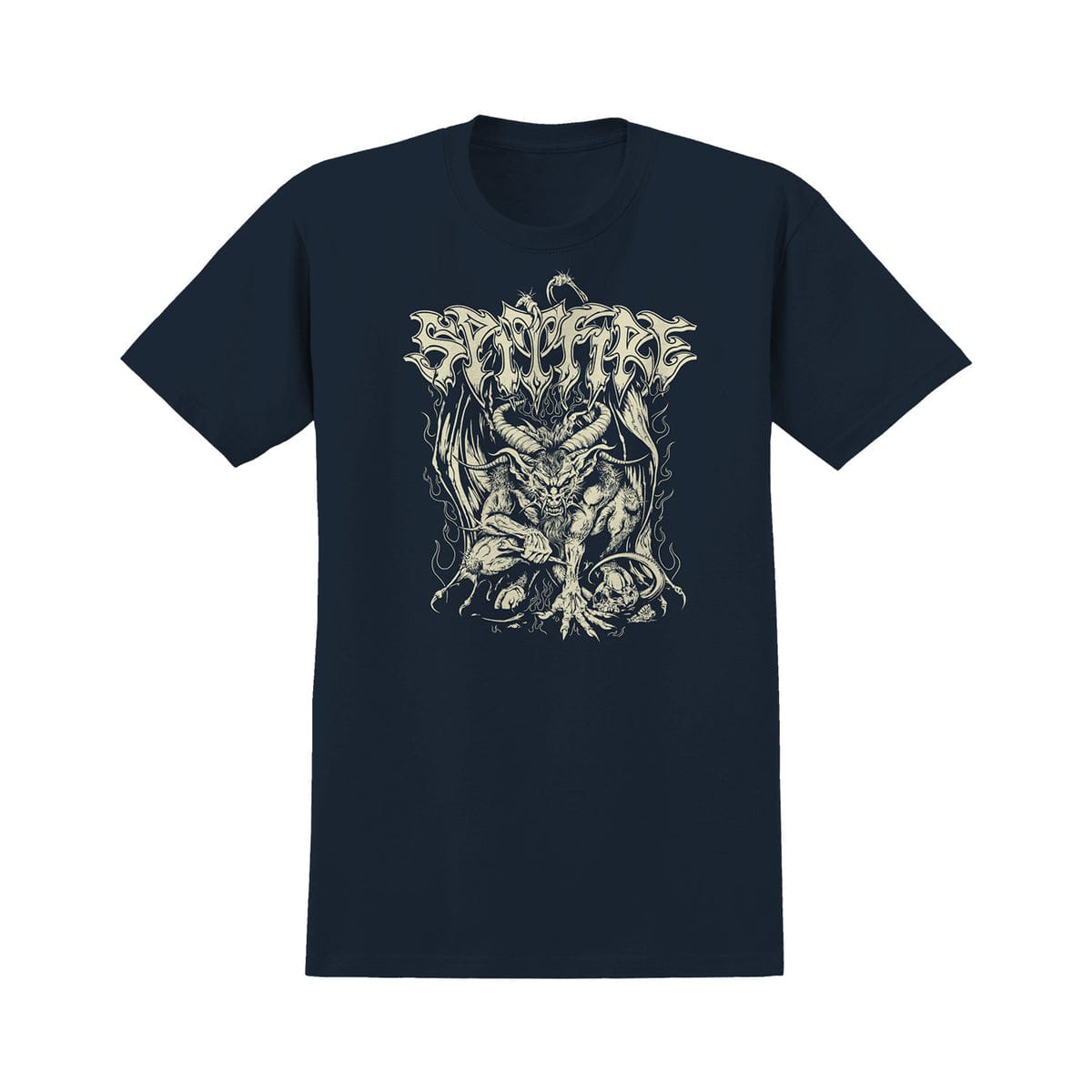 SPITFIRE T-SHIRT Spitfire Demon Redux Tee - Navy