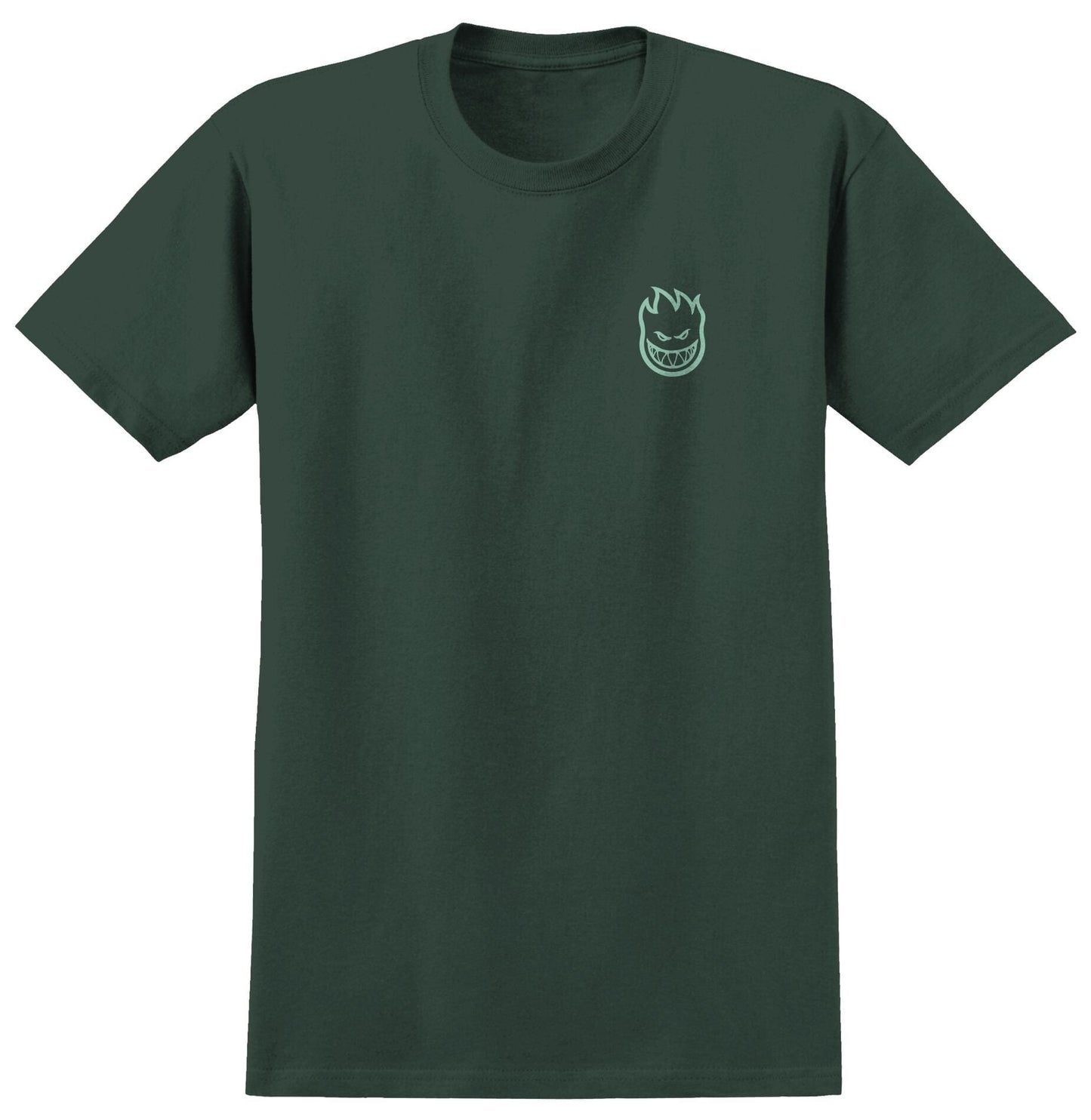 SPITFIRE T-SHIRT Spitfire Floral Classic Tee - Forest Green Teal