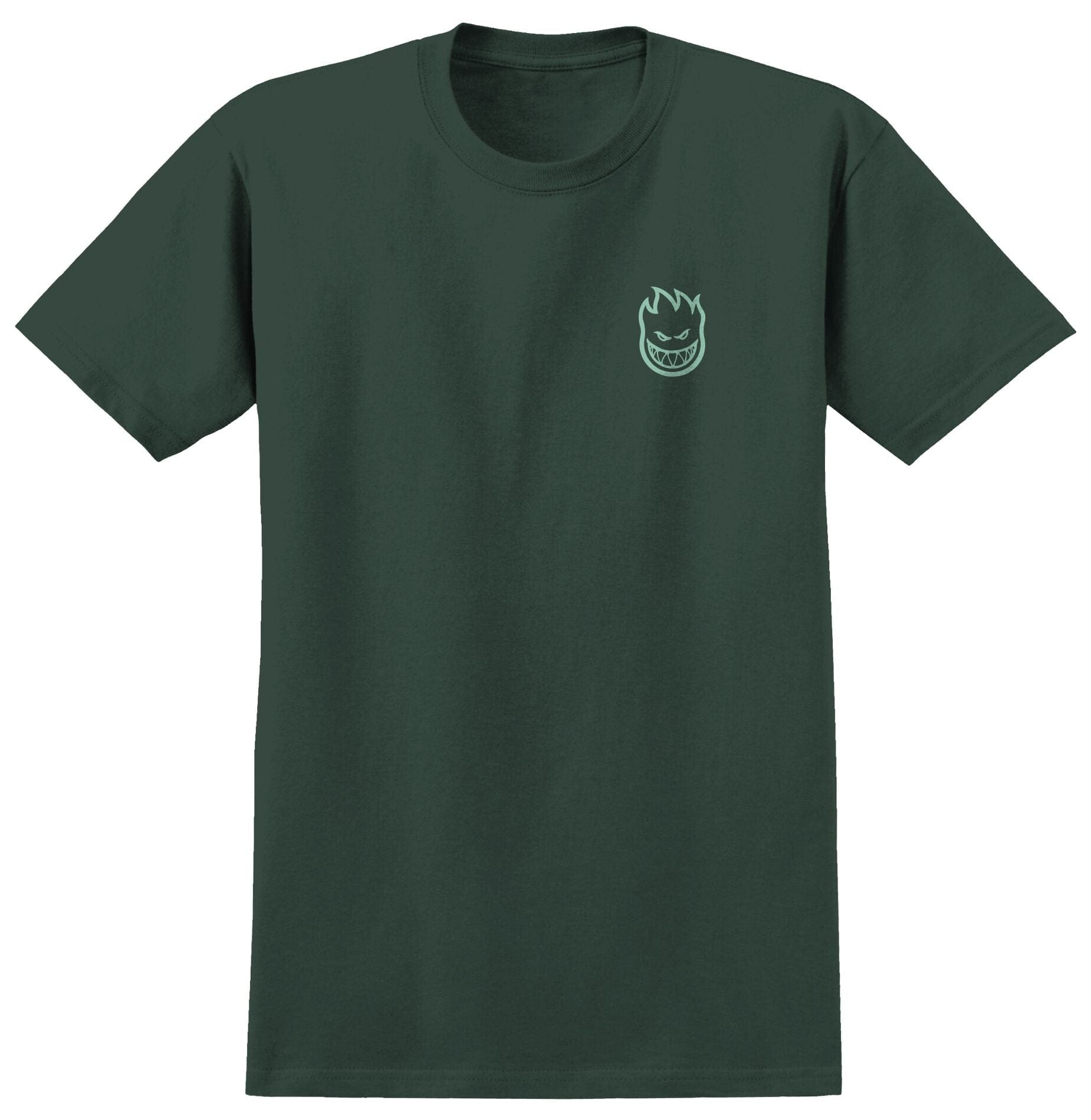 SPITFIRE T-SHIRT Spitfire Floral Classic Tee - Forest Green Teal