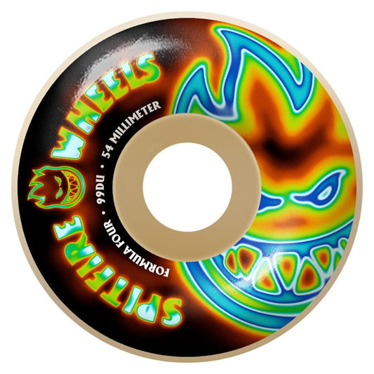 SPITFIRE WHEELS 54mm Spitfire Formula Four Radioactive Bighead - 99D