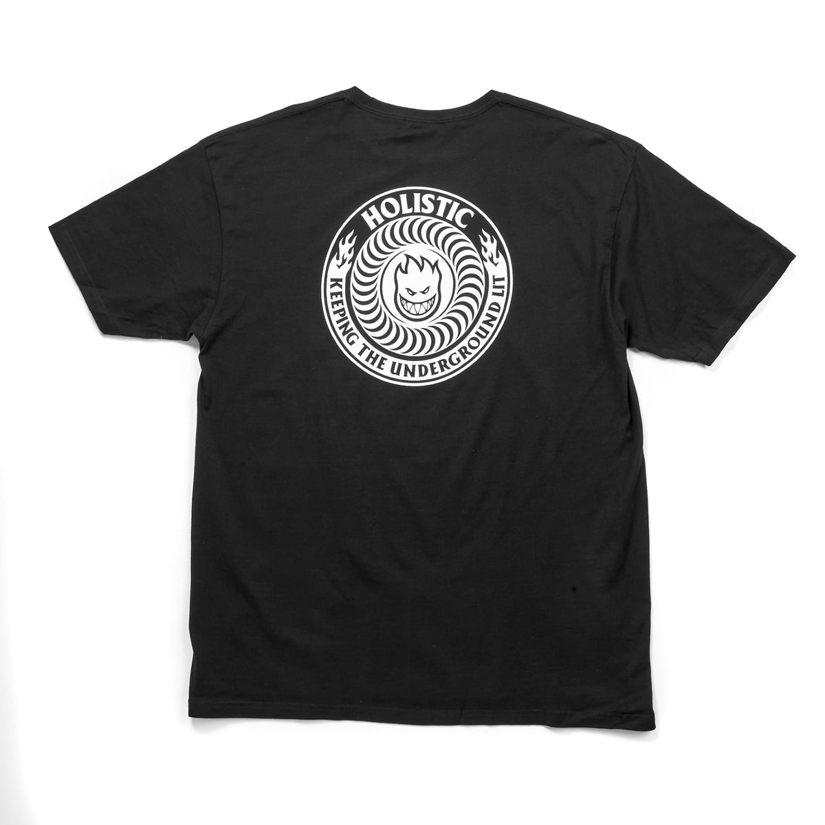 SPITFIRE T-SHIRT Spitfire Keeping The Underground Lit Tee - (Holistic) Black