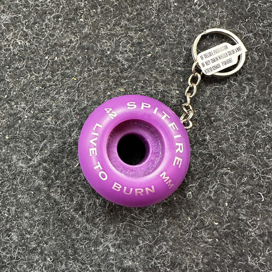 SPITFIRE MISCELLANEOUS Purple Spitfire Wheels Keychain - Random Assorted
