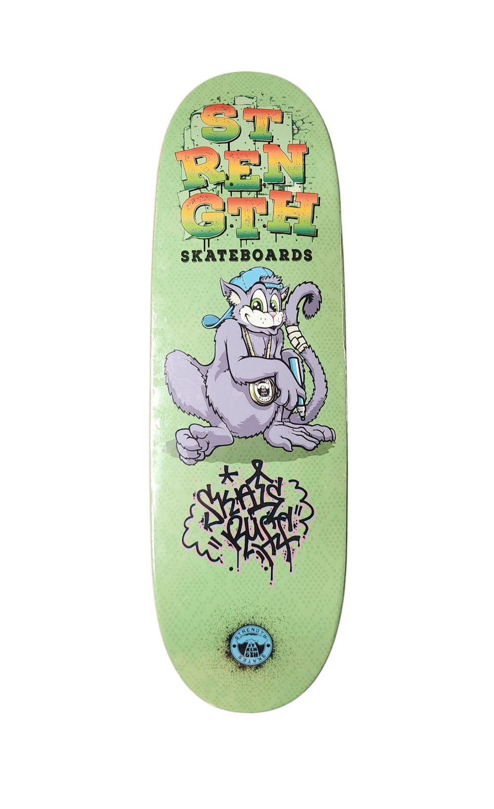 Strength Skateboards DECK Stength Skateboards Skate Ruff Cat Deck