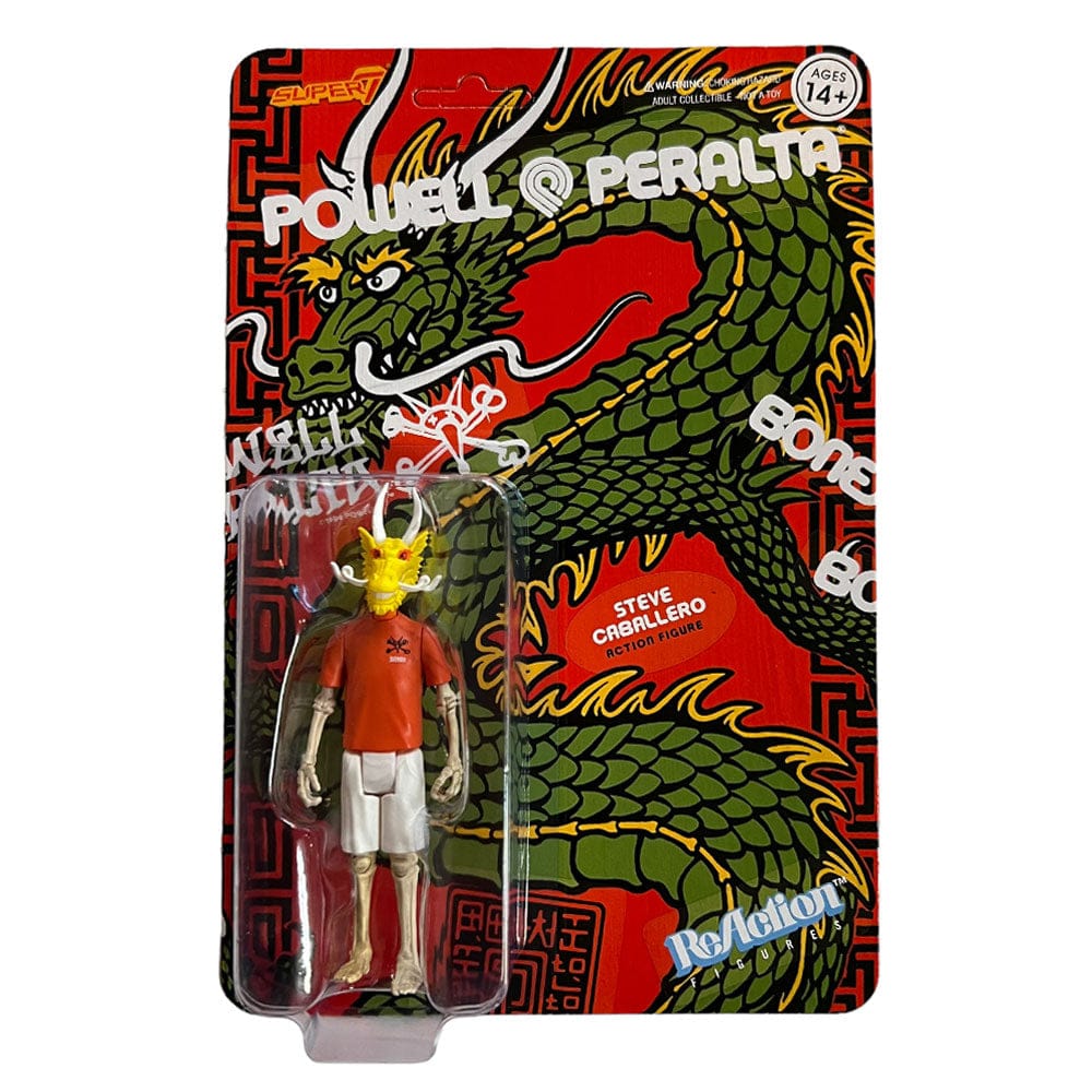 SUPER 7 VINYL TOY Super 7 Powell Peralta Reaction Figure - Steve Caballero