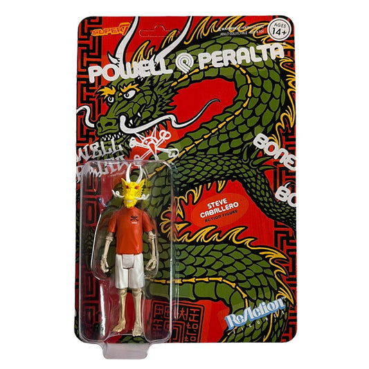 SUPER 7 VINYL TOY Super 7 Powell Peralta Reaction Figure - Steve Caballero