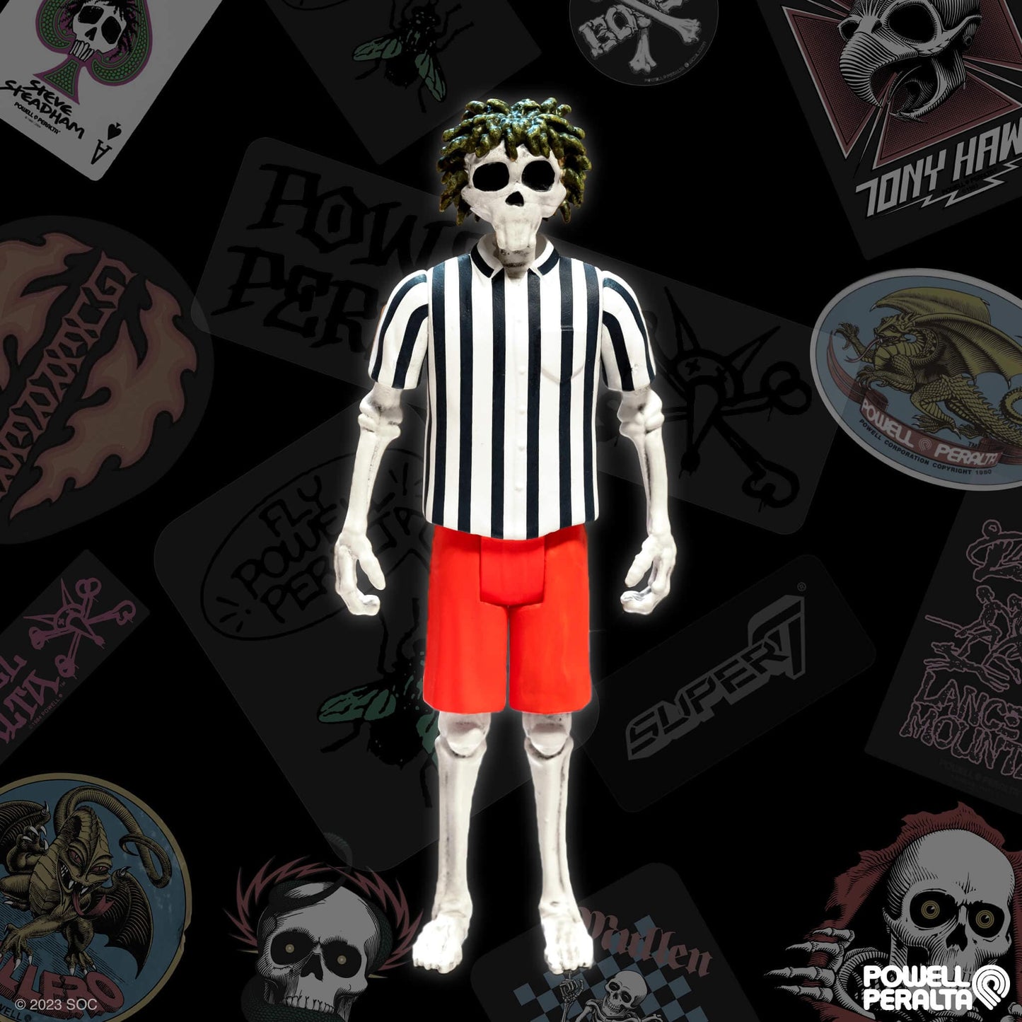SUPER 7 VINYL TOY Super 7 Powell Peralta Reaction Figure - Steve Steadham