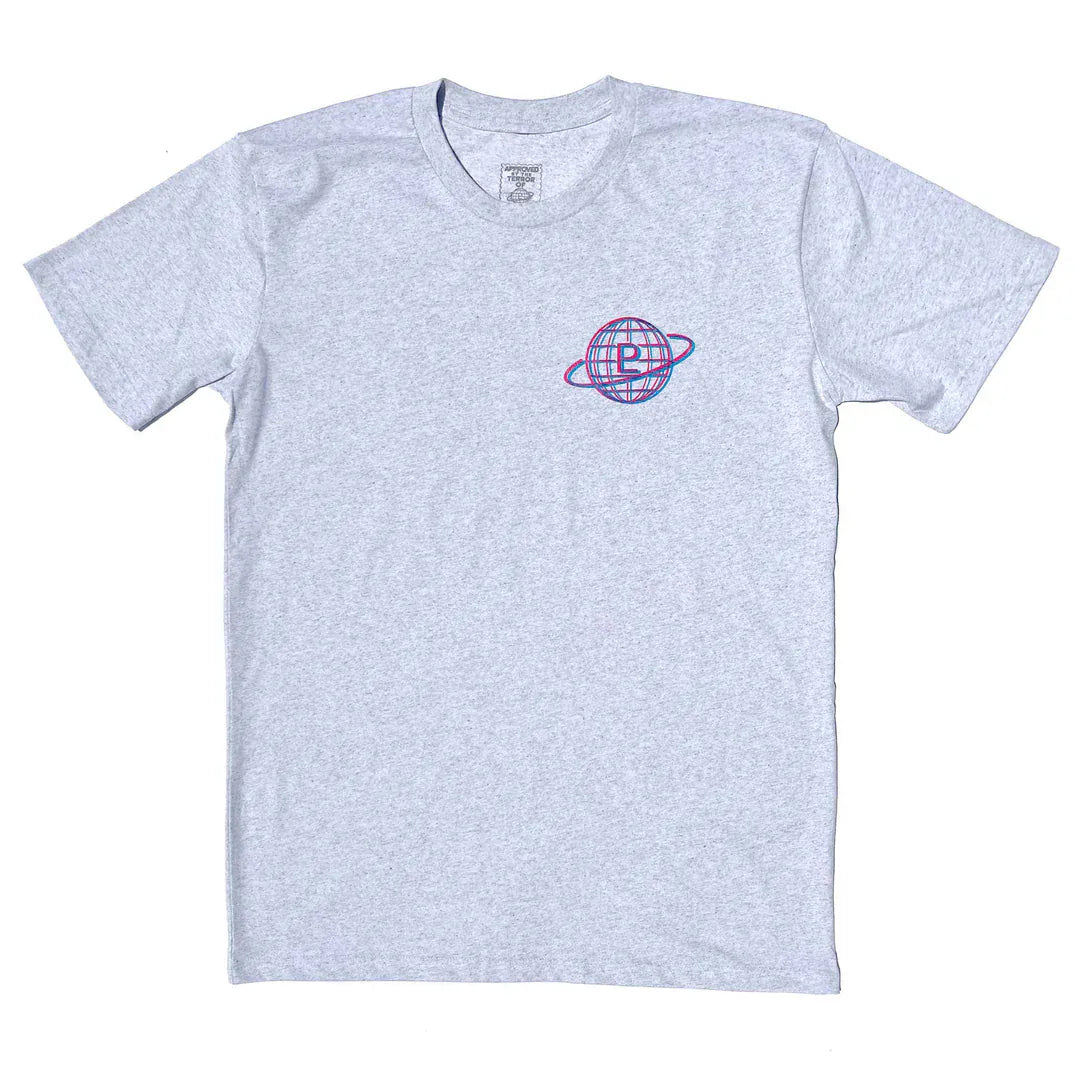 TERROR OF PLANET X T-SHIRT Terror Of Planet X 3D Logo Tee - Ash
