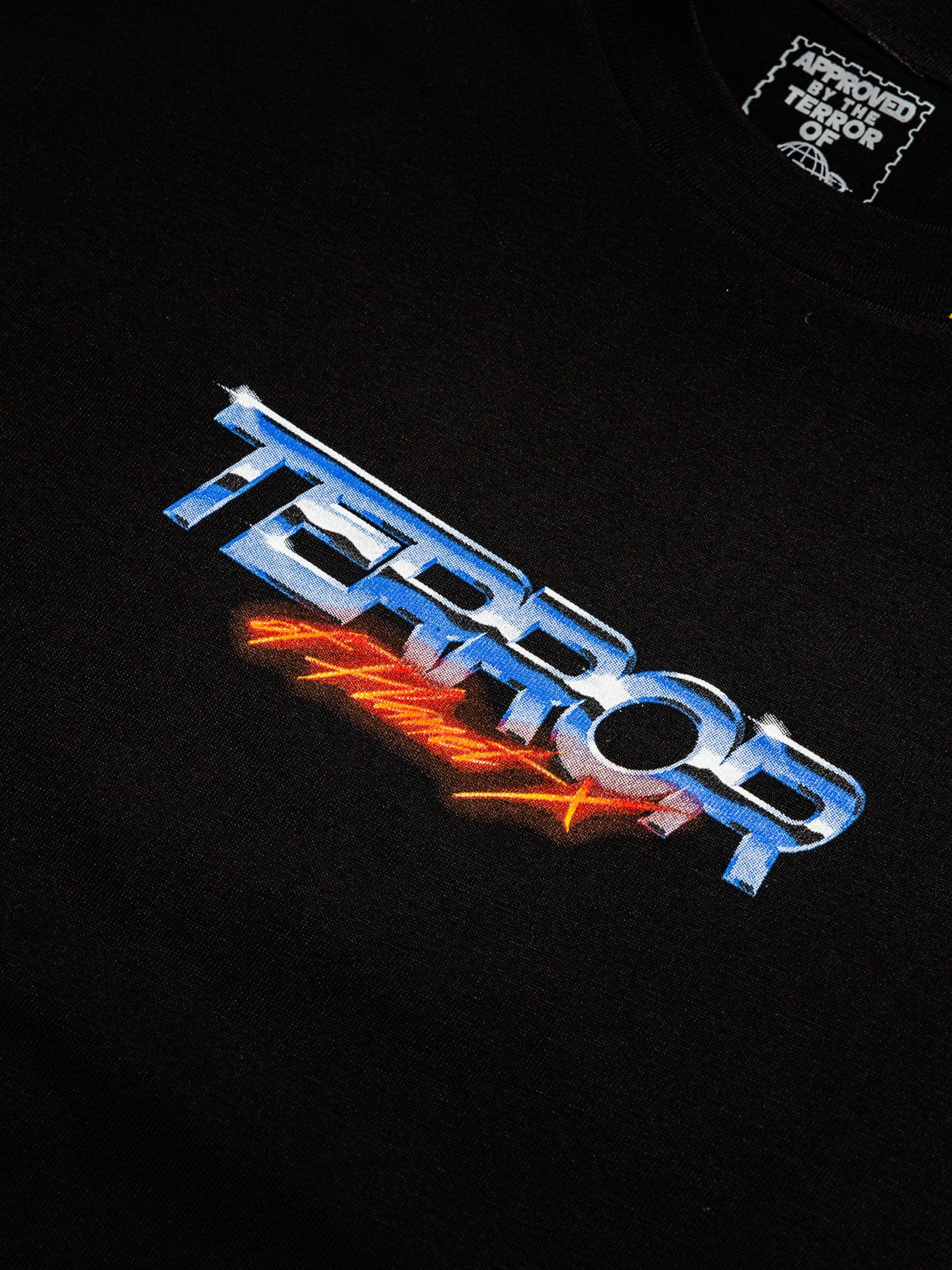 TERROR OF PLANET X T-SHIRT Terror Of Planet X Chrome Logo Tee