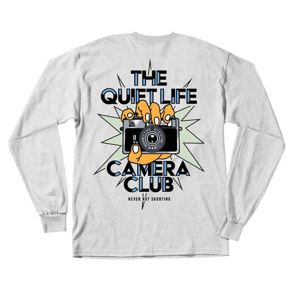 THE QUIET LIFE LONGSLEEVE TEE The Quiet Life Camera Club Burst L/S Tee - Ash Grey