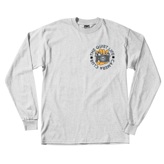THE QUIET LIFE LONGSLEEVE TEE The Quiet Life Camera Club Burst L/S Tee - Ash Grey
