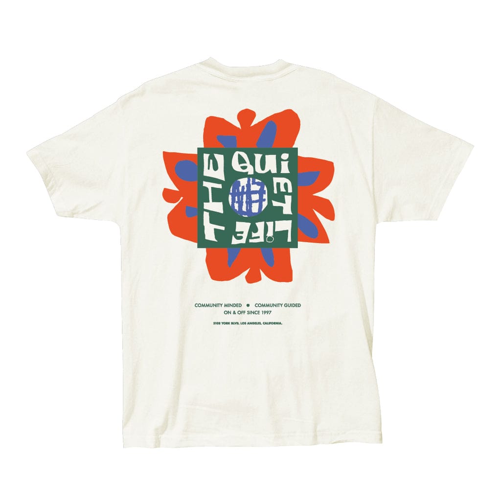 THE QUIET LIFE T-SHIRT The Quiet Life Community Minded Tee - Cream