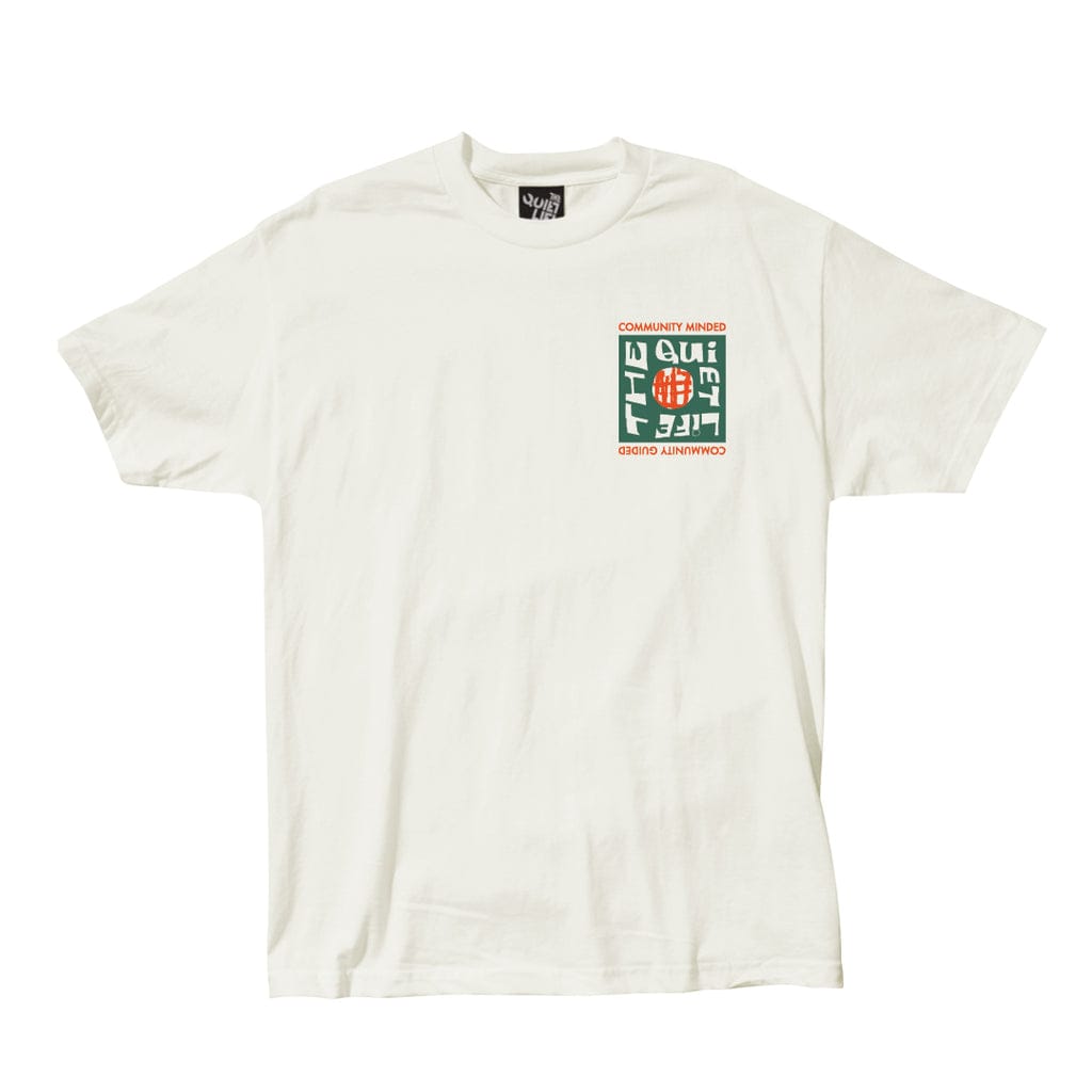 THE QUIET LIFE T-SHIRT The Quiet Life Community Minded Tee - Cream