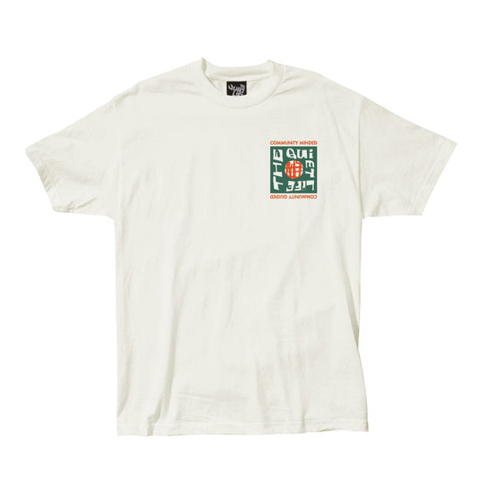THE QUIET LIFE T-SHIRT The Quiet Life Community Minded Tee - Cream