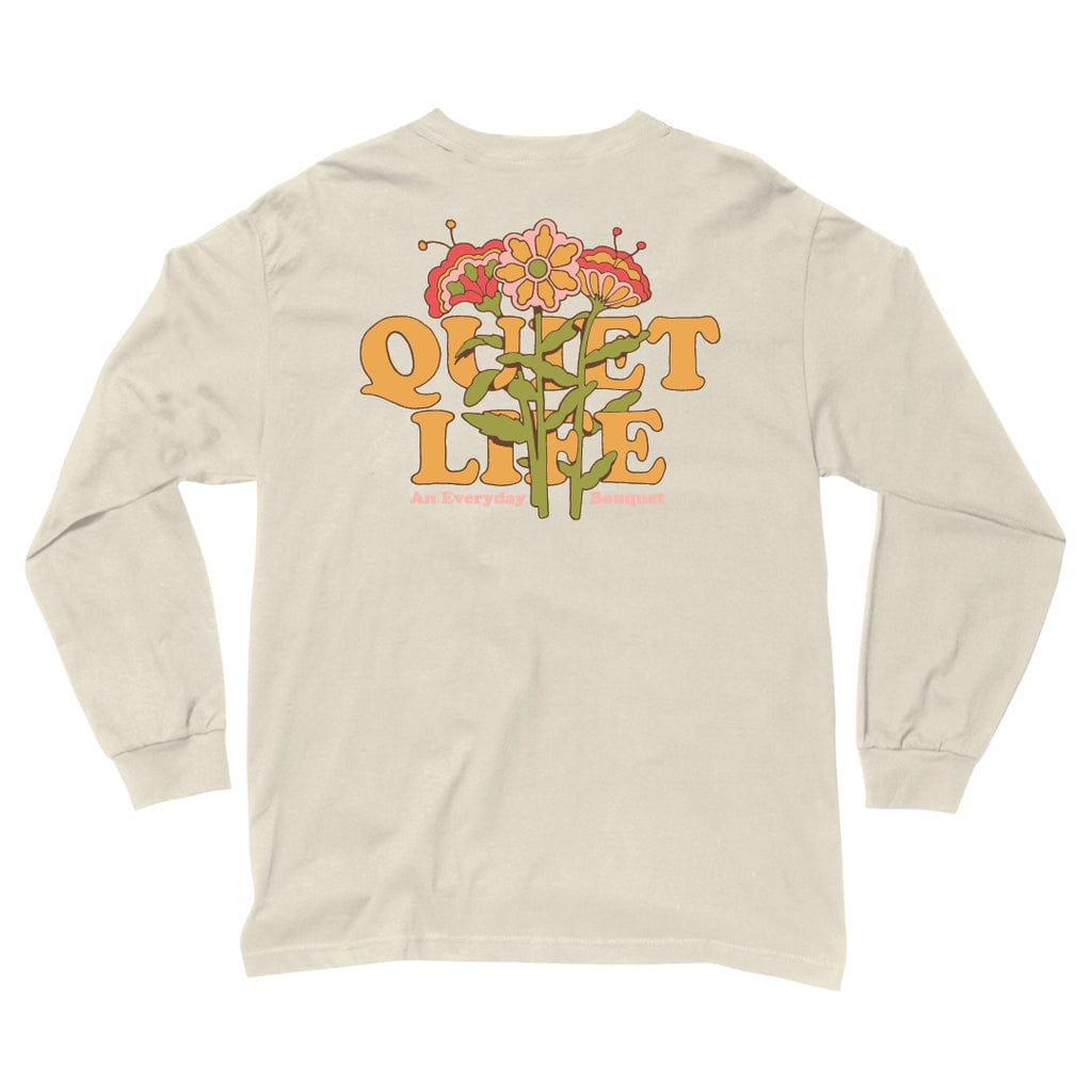THE QUIET LIFE LONGSLEEVE TEE XL The Quiet Life Everyday Bouquet L/S Tee - Cream