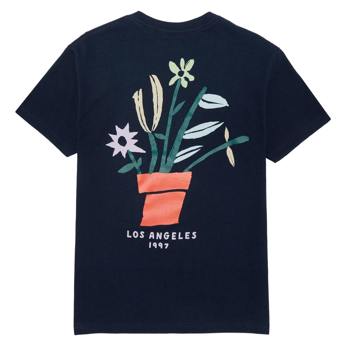 THE QUIET LIFE T-SHIRT The Quiet Life Floral Tee - Navy