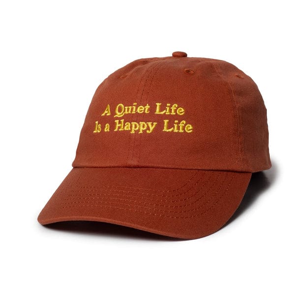 THE QUIET LIFE HAT The Quiet Life Happy Life Dad Hat - Orange