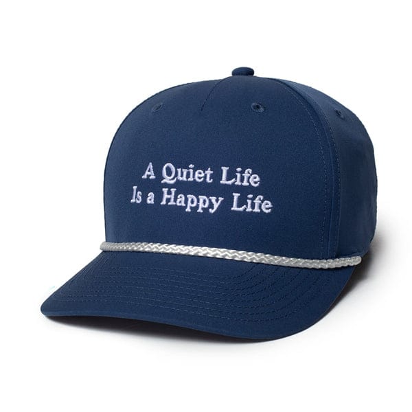THE QUIET LIFE HAT The Quiet Life Happy Life Snapback Hat - Blue