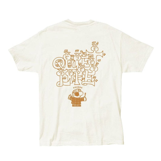 THE QUIET LIFE T-SHIRT The Quiet Life Higton Sounds Tee - Cream