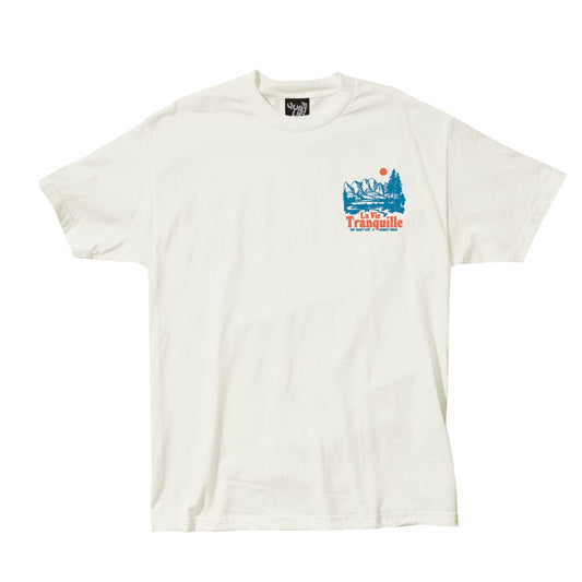 THE QUIET LIFE T-SHIRT The Quiet Life La Vie Lonely Palm Tee - Cream
