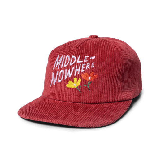 THE QUIET LIFE HAT The Quiet Life Middle Of Nowhere Corduroy Hat - Red