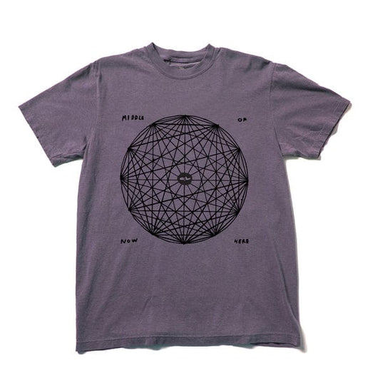 THE QUIET LIFE T-SHIRT The Quiet Life Middle Of Nowhere Tee - Grape