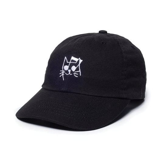 THE QUIET LIFE HAT The Quiet Life Music Cat Dad Hat - Black