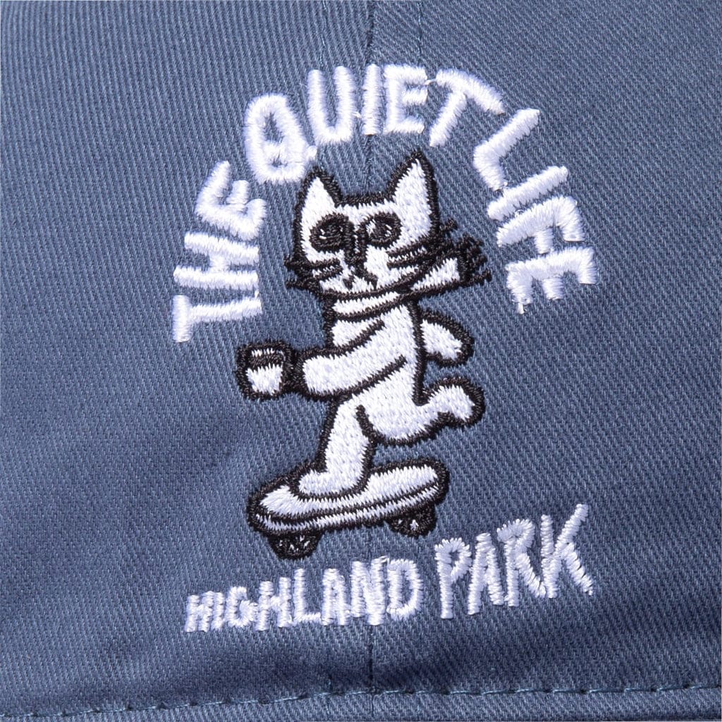 THE QUIET LIFE HAT The Quiet Life Skating Cat Dad Hat - Slate Blue