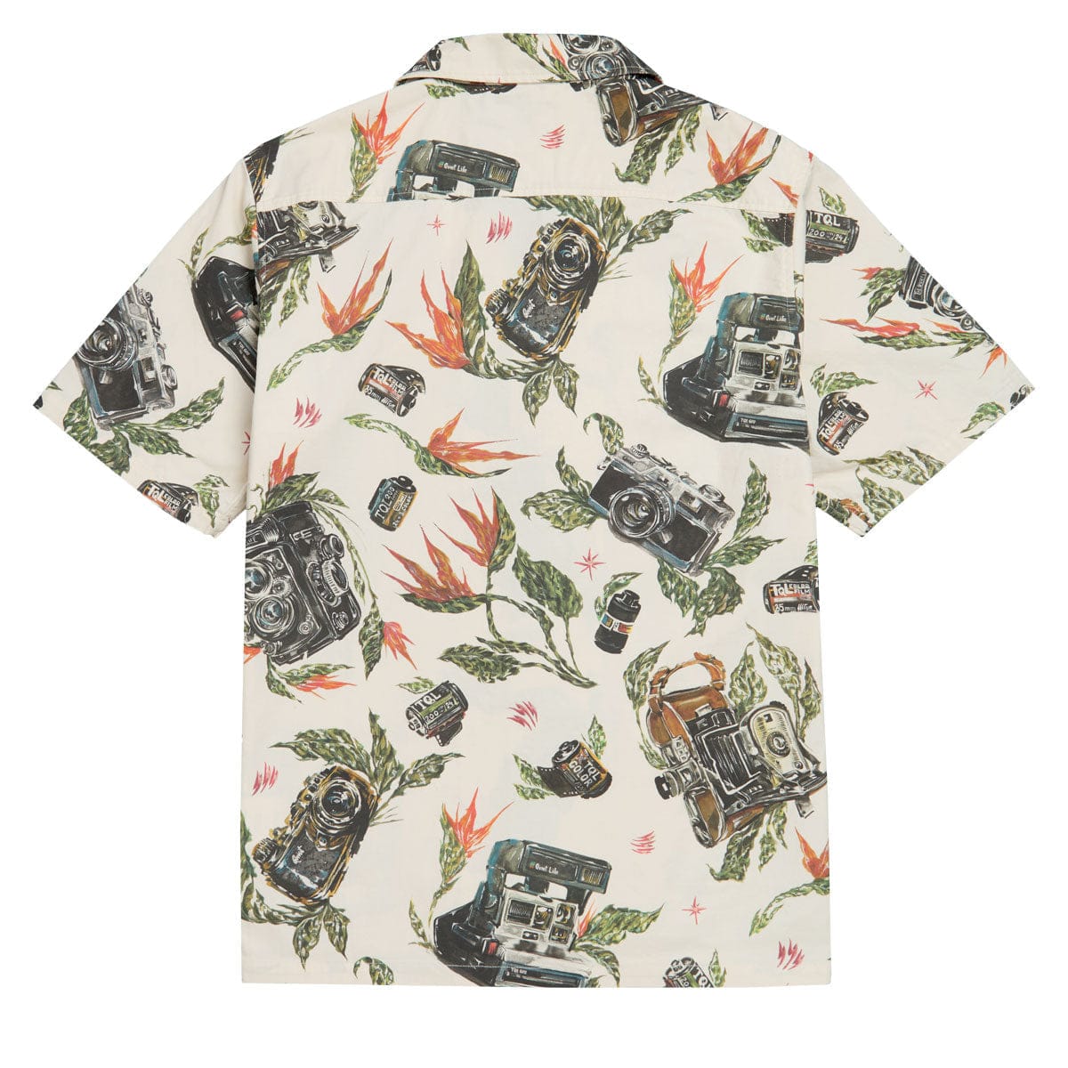 THE QUIET LIFE T-SHIRT The Quiet Life Swanski Button Down Shirt - Tan Multi